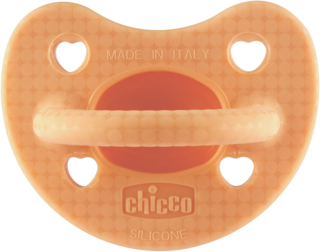 Chicco PhysioForma® Luxe Soft Silicone Soother 2-6m 1pc, Orange